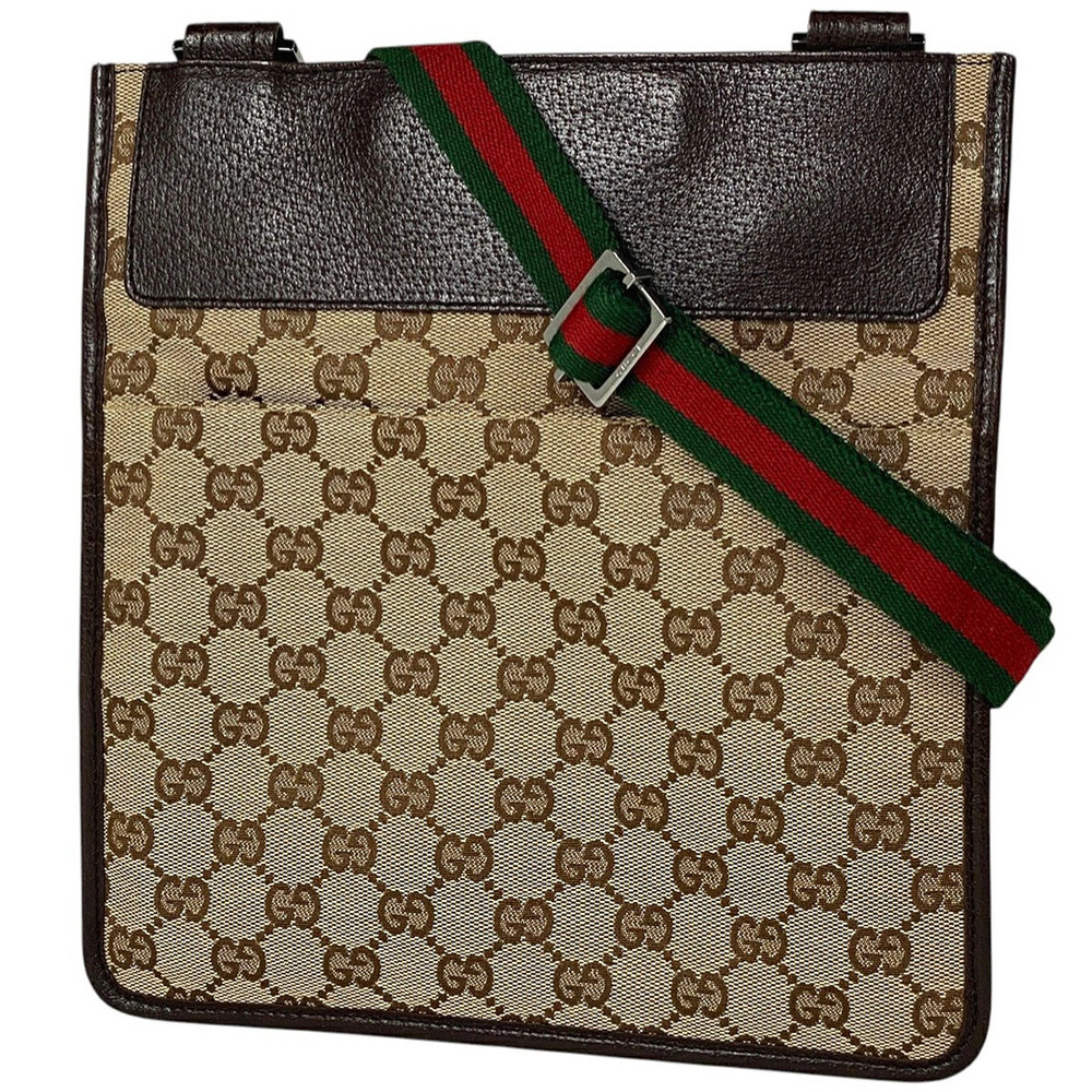 Gucci GG shoulder bag Sherry web cross Body Bum Crossbody Belt brown red green